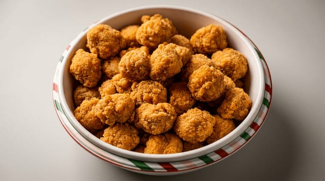 Popcorn Chicken Bites.