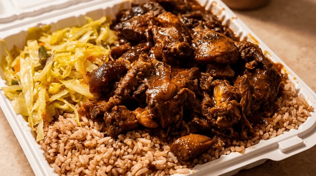 Stew Chicken.